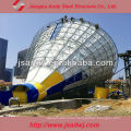 Популярные стальные водные горки Space Frame Water Park Equipments